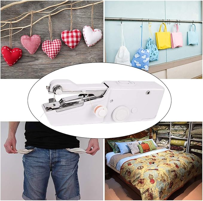 🧵 Handy Stitch Portable Handheld Sewing Machine – Cordless Mini Sewing Machine for Quick Repairs & DIY ✨