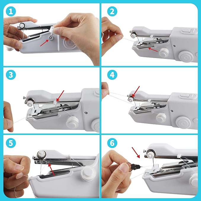 🧵 Handy Stitch Portable Handheld Sewing Machine – Cordless Mini Sewing Machine for Quick Repairs & DIY ✨