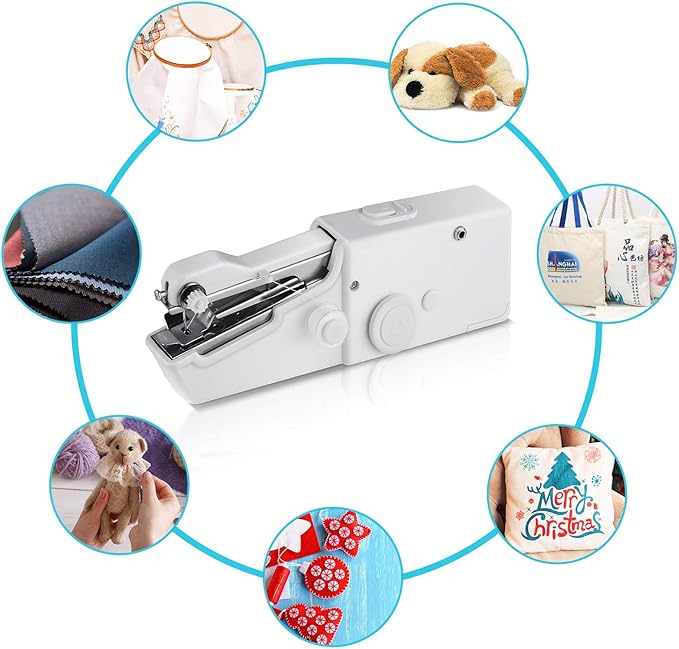🧵 Handy Stitch Portable Handheld Sewing Machine – Cordless Mini Sewing Machine for Quick Repairs & DIY ✨