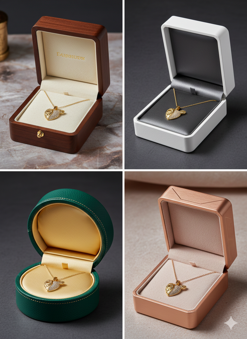 💖 Elegant Gold Heart Pendant Necklace – Crystal Heart Charm with Chain for Women 💎✨
