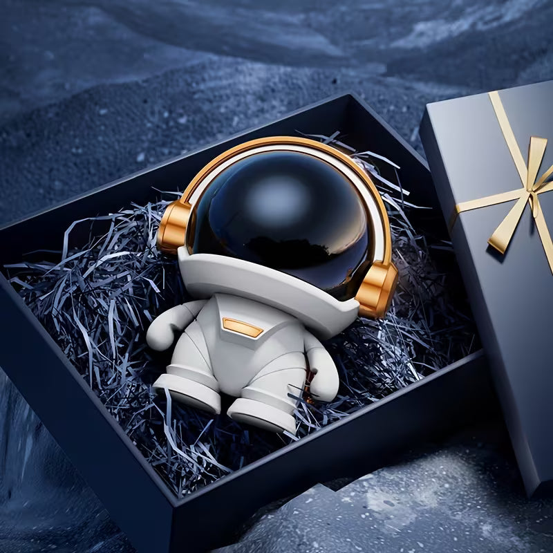 🚀Cute Astronaut Speaker | Wireless Portable Outdoor Speaker with Light, Ideal for Home Parties, Office Decor, Bass Booster, USB Charging, Non